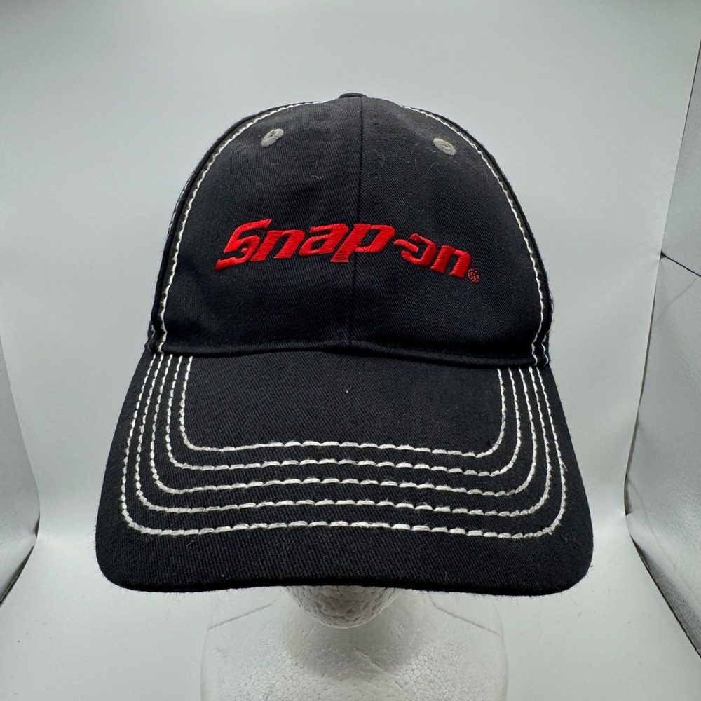 Snap-on Tools Hat Black Red Vintage Steel Series Choko Motorsports Cap Mens OSFM